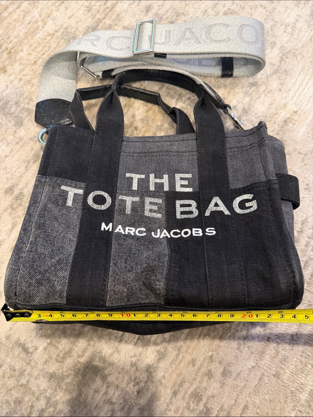 Marc Jacobs The Tote Bag Canvas Crossbody - Picture 3 of 5
